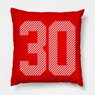 Iconic Number 30 Pillow