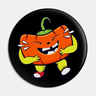 Laughing Pumpkin Pin