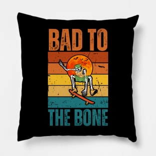 Bad to the Bone Pillow