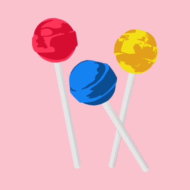 Trio Of Lollipops by RedCoco-Studios