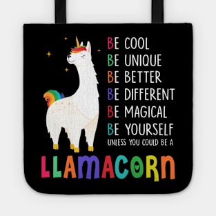 Llamacorn Funny Cute Llama Unicorn Tote