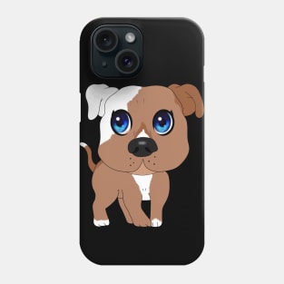 Chibi Pitbull Staffordshire Phone Case