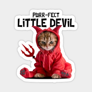 cute evil kitten Magnet