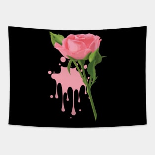 Pink Rose Tapestry