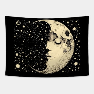 Moon and Stars Tapestry