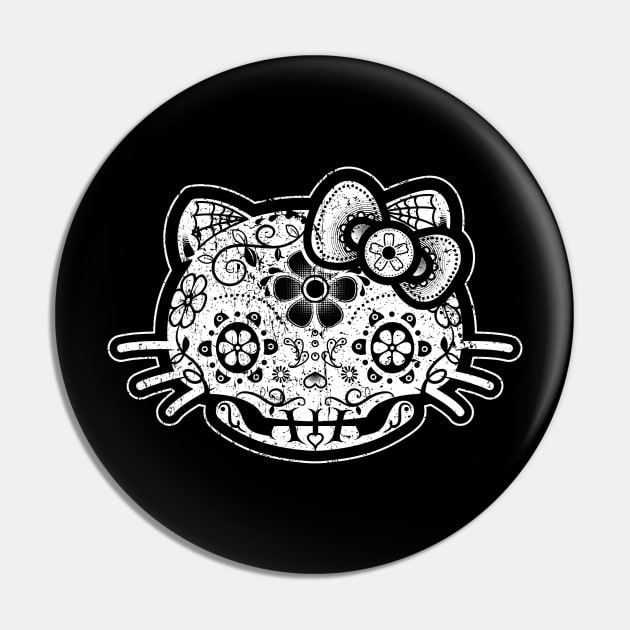 El Día De Los muertos Gatito Pin by trev4000