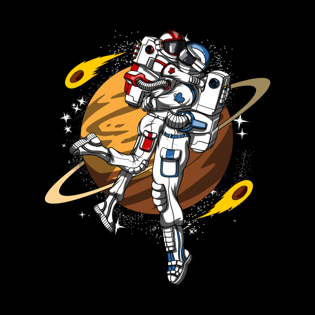 Space Astronaut Couple by underheaven