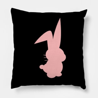 Bunny silhouette Pillow