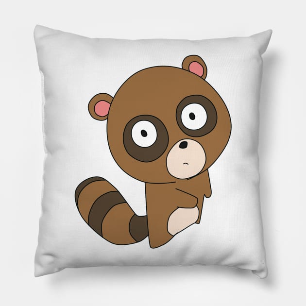 Gekkan Shoujo Nozaki Kun - Tanuki 03 Pillow by Mitgard