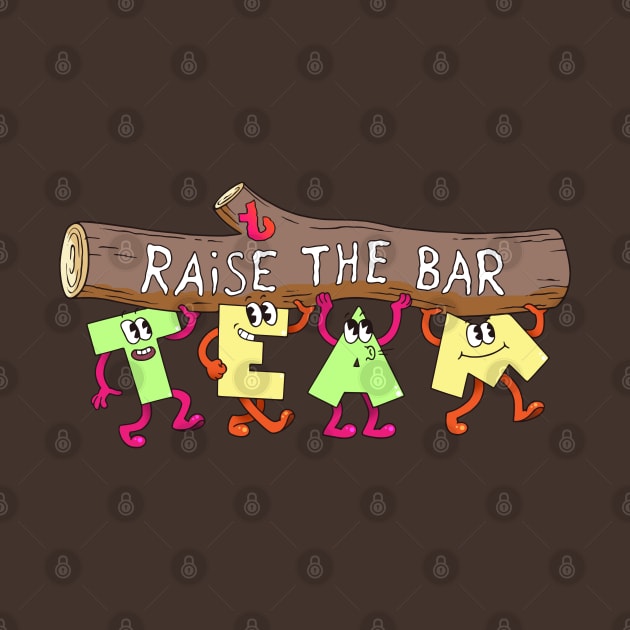 Raise the Bar in 1930s Cartoon Rubber Hose by teambuilding.com