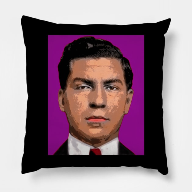 lucky luciano Pillow by oryan80