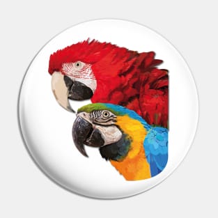 Macaws Pin
