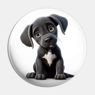 Charming Great Dane Puppy Pin