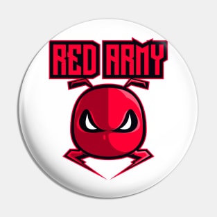 Red Army Ant Mascot Pin