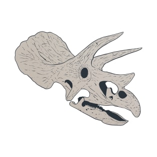 Triceratops skull T-Shirt