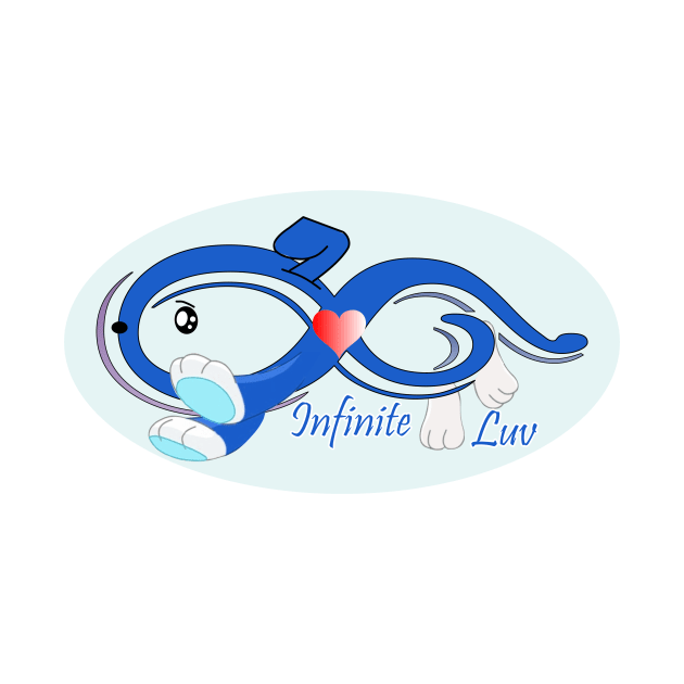 Infinite Luv Dog by PlayfulPandaDesigns