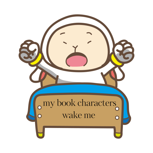 My book Characters wake me up by a2nartworld