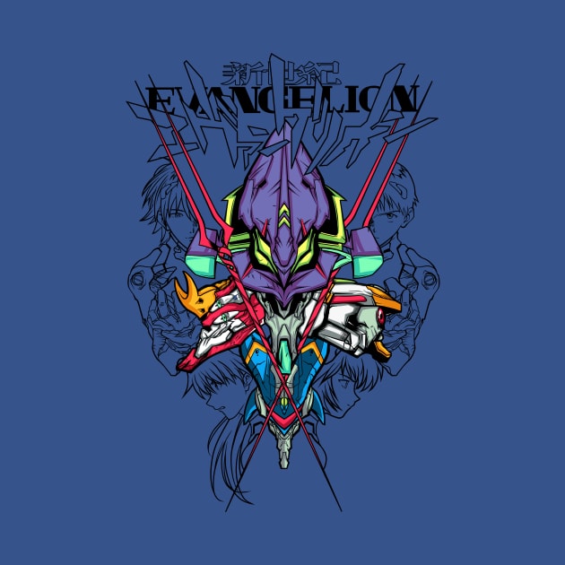 Rebuild for N.G.Evangelion Color Tshirts by TintadeChicle