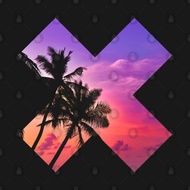 Sunset Palmtree by ArtBot