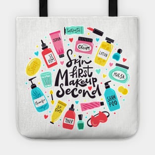 Skin First MakeUp Second Tote