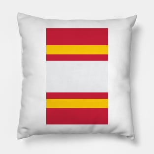 Liverpool Varsity Retro Red, White & Yellow Home Pillow