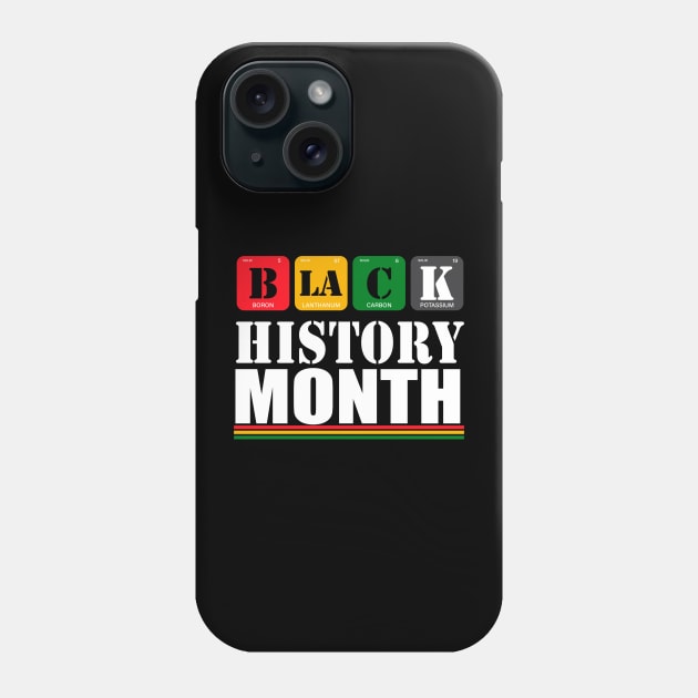Black History Month Phone Case by For the culture tees