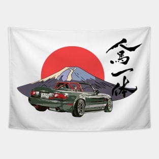 Mazda Miata/Mx5 - Jinba Ittai Mount Fuji edition Tapestry