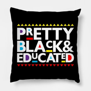 Pretty Black And Educated African Women Black History Month Pillow