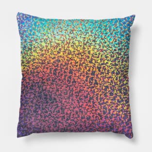 Rainbow Sparkle Faux Holographic Effect Pillow