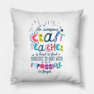 An Awesome Craft Teacher Gift Idea - Impossible to forget Pillow