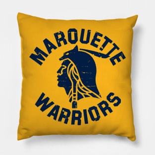 Marquette Warriors Navy Pillow