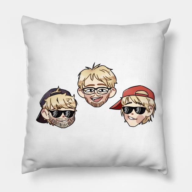 Blonde Boyz Pillow by miooaoyamyam