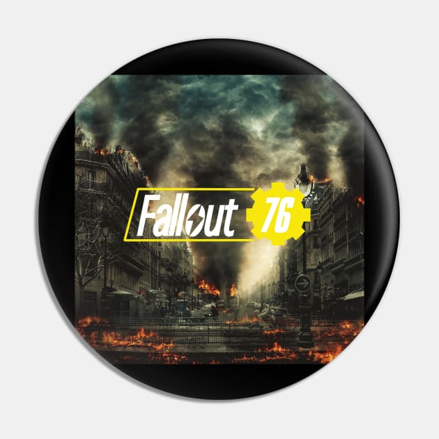 Fallout - Burning Wasteland Pin by GorsskyVlogs