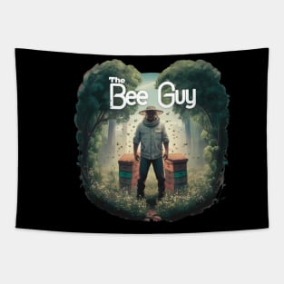 Funny Beekeeper Art For Men Dad Bee Hive Honey Beekeeping Tapestry