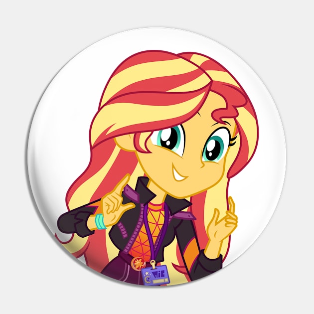 Backstage Sunset Shimmer 2 Pin by CloudyGlow