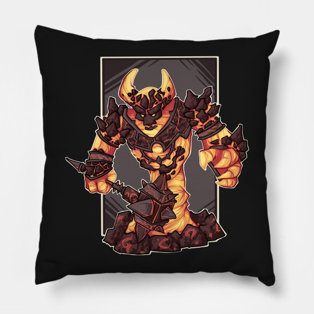 Ragnaros Pillow by ArryDesign