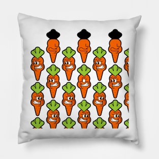 Cute Carrot Pattern Pillow