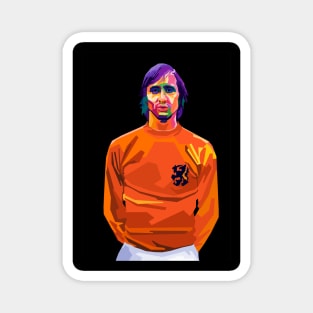 Johan Cruyff Legend Player Football Magnet