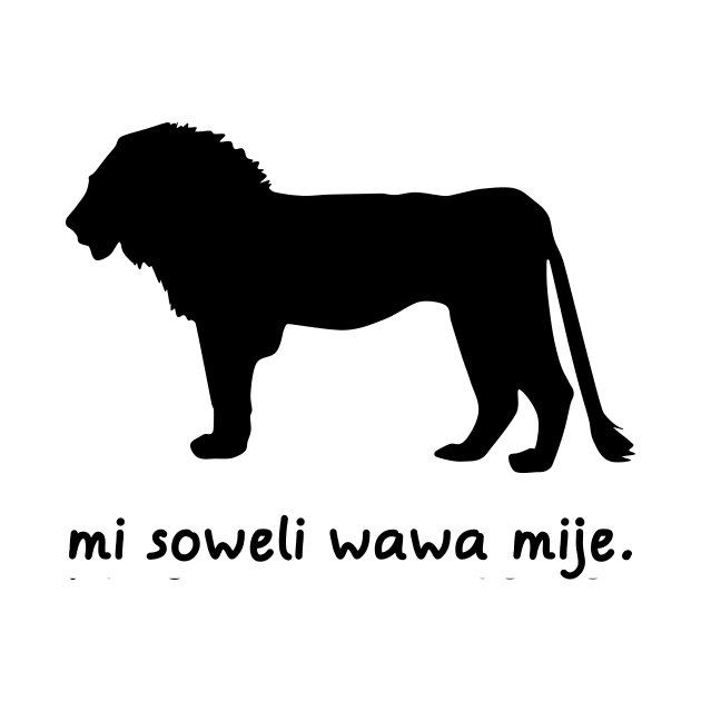 I'm A Male Lion (Toki Pona) by dikleyt