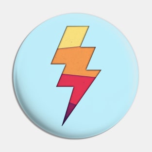 Lightning Strike Stripes Pin