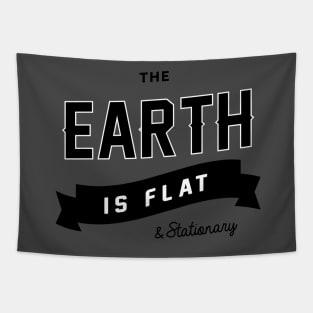 The Earth is Flat & Stationary Tapestry