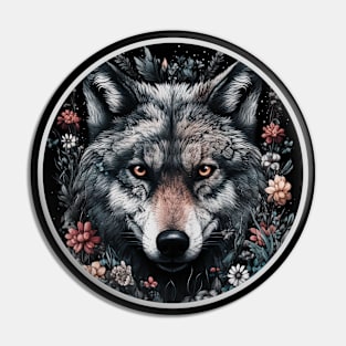 Wolf Face Cottagecore Aesthetic Howl Pin