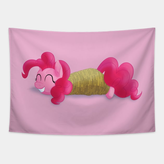 Tied-up Pinkie Pie Tapestry by Stinkehund