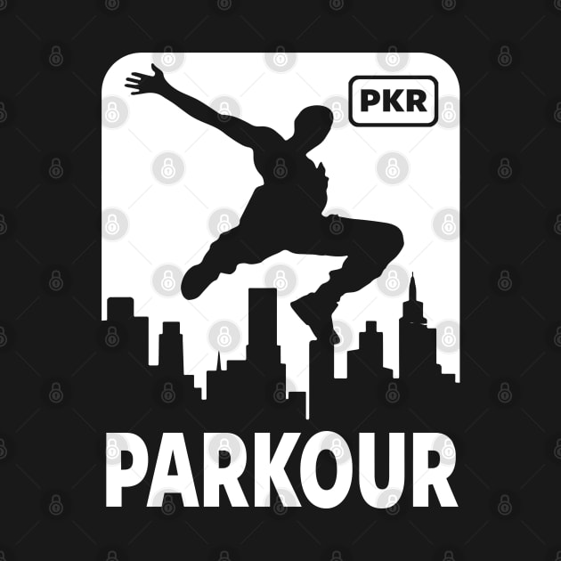 PARKOUR - FREERUNNING - TRACEUR by Tshirt Samurai