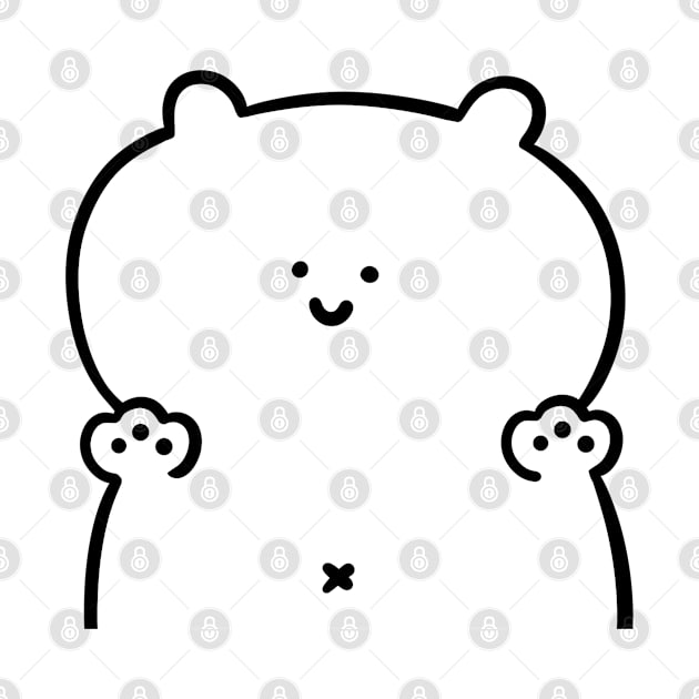 Cute Smiling Bear by Smilemerch 