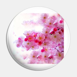 Cherry Blossoms So Pink Pin