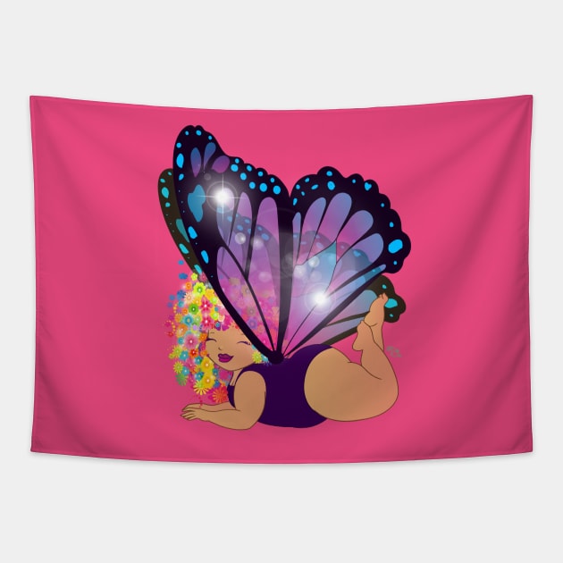 Flower Fairy Tapestry by Toni Tees