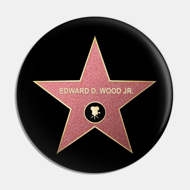 Ed Wood - Alt Universe Hollywood Star Pin by RetroZest