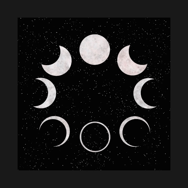 Moon phases by Mai-Hime 