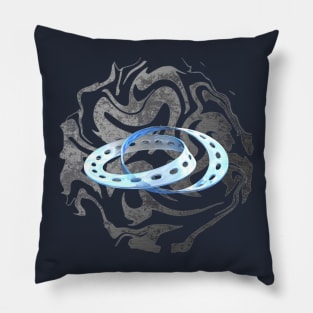 Twin Mobius Strips Pillow